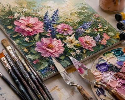 acrylic painting course in Stavanger